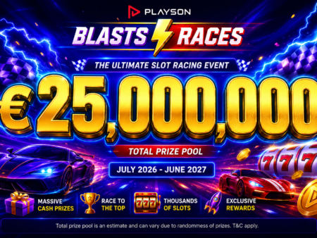 Playson Unveils €25 Million BLASTS & RACES Promotion Running Through 2027