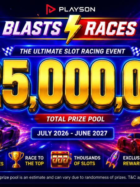 Playson Unveils €25 Million BLASTS & RACES Promotion Running Through 2027